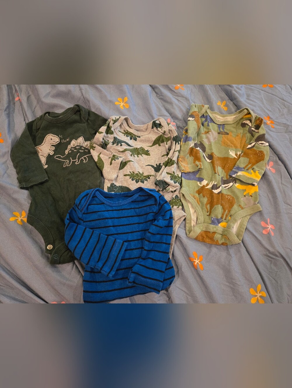Infant Long Sleeve, Short Sleeve, Sleeveless Onesies